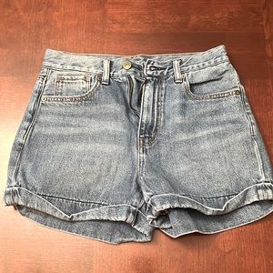 American Eagle Outfitters. High waisted blue Jean shorts. Size 2!
